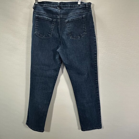Gloria Vanderbilt Jeans Womens 14 Short Amanda Medium Wash Cotton Stretch - Picture 7 of 9